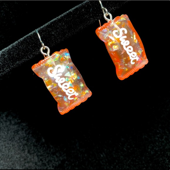 Candy bag earrings - Picture 3 of 4